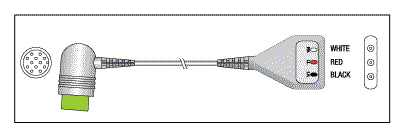 Patient Cable - 3 Lead Din KCA035